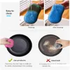 Esponjas Esfregões Limpeza de Cozinha Esfregando Reutilizável Não-Scratch Microfiber Scrubber Esponja Home Clean Pot Pan Dish Washer Dr Dhyo6