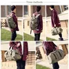 3in1 Vintage Sırt Çantası Seyahat Çantası Erkekler Erkek Backpacks Okul Çantaları Büyük Kapasite Geri Paket Taşınabilir Duffel Çanta Paketi Kızlar İçin Erkekler222s