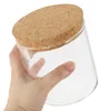Förvaringsflaskor 2st klara glasskålar med lock som serverar prep efterrätt dopp soppor sallader spannmål och godisrätter eller mutter