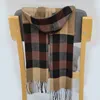 Scarves 180 35cm Luxury Brand fashion classic lattice men soft scarf cashmere plaid scarves shawl UNISE wraps pashmina headband muffler 231216