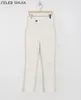 Jeans Jean slim blanc pour femmes, taille haute, Vintage, Streetwear, pantalon crayon en Denim, maman coréenne Chic Y2k, Sexy, 2023