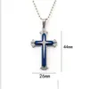 Pendentif Colliers Mode Femmes Hommes En Acier Inoxydable Croix Pendentifs Collier Chaîne Titane Relius Bijoux Latin Noël Punk Classique Dhhmt