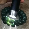 Armreifen Natürliche Hetian schwarz grün Jade Armband Armreif Perlen Jadit Jade Armbänder Jade Schmuck Weihnachten Armband 13*14mm