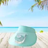 Berets Sun Visor Hat With Fan Large Brim Adjustable Elastic Buckle 3 Speeds Outdoor Caps For Hiking Camping Travel Sports