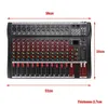 Mixer 12Channel Professional Mixer Computer Stage Recording USB Sound Card High Low Tone Bluetooth DJ Model Number Certification