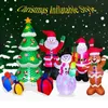 Christmas Decorations Inflatables Decoration Builtin LED Inflatable model Xmas Party Indoor Outdoor Yard Lights Illuminate 231216