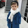 Jas Winter Rasterjassen Jongensmeisjes Wollen Double-breasted Babyjongen Trenchcoat Revers Herfst Bovenkleding Jassen Lente Wollen Overjas 231215