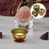 Copos de vinho copo de altar budista, oferta de água, tigela sagrada tibetana, chá sacrificial, yoga, meditação, templo de incenso