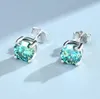 Charm M-10mm Classic Mossanite Screw Back Earrings Luxury Jewelry 925 Sterling Sier VVS Moissanite Diamond Ear Stud for Men Drop Deliv Otxnd