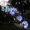 Garden Decorations Outdoor Hanging Solar Waterproof Lamp Butterfly Ball Light Decorative Use For Courtyard Decoration 231216