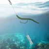 Fiskekrokar 10st fiskevikt Sinker Lead Drop S Hook Fishing Line Swivel For Texas Rig Soft Plastic Lure Worm Bass rostfritt stål 231216