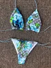 Seksowne zestawy bikini g dla projektantów kobiet bandaż stroju kąpielowego stroju stroju kąpielowego stroje kąpielowe Kącik kąpielowy wysoko wycięty na plażowy nadruk Nowy bar Bather #84 KL82