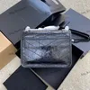 12a kvalitetsdesigner slutkedjor enkel axel slungleather handväska oljat vaxat läder 28 cm original claMshellwrinkled mobiltelefon väska plånbok mynt handväska totes