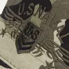 BERETS 2023米国米国海兵隊CAP HATミリタリーハットカモフラージフラットトップメンコットンハットUSA刺繍迷走