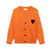 Męskie swetry Modne projektant Paris Sweater Amis de Coeur Macaron Love Jacquard Cardigan dla mężczyzn i kobiet S-XL