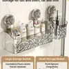 Bathroom Shelves Transparently Suction Cup No drill Corner Shelf Shower Storage Rack Holder Bath Accessories 231216