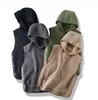 Winter Gilet Mens Tech Fleece Jacket Hoodie Women Vestidos Veste New Fashion Lamb Lamb Suede 통합 가슴 오토바이 클립 코트 후드 디자이너