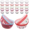 Einwegbecher, Strohhalme, 500 Stück, gemustertes Papier, Cupcake-Förmchen, Weihnachtsverpackung, Backen, Mini-Verpackung, kleine Vorräte, fettdicht, Holunder