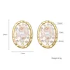Серьги-гвоздики, круглые, овальные, с кристаллами и жемчугом для женщин, медные серьги с цирконом, модные вечерние украшения, Pendientes Mujer, 2023