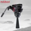 Accessories miliboo 603A Professional Travel Camera Tripod With Fluid Head Heavy Duty Aluminum Tripod Shooting Bird 75mm Bowl Size