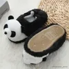 Terlik Çocuk Evi Pamuk Terlik Tavşan Slip Slip İç Mekan Sıcak Kış Kırıltığında Sıcak Kış Kabarık Terlik Çocuklar Kız Erkek Ayakkabı Terlik Panda Stil R231216