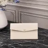 Classic Women Envelope Handheld Bag Metal Letter Buckle Flip Bag Uptown Large Capacity Designer Card Bag