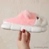 Pantofola invernale peluche per bambini pantofola gatto animale cartone animato scarpe per bambini Babi infradito piatto adorabile piccolo gattino pantofole morbide per interni R231216