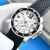 New men's automatic watch mechanical 42mm watch rubber strap stainless steel swimming watch sapphire luminous watch business and leisure montre de luxe watch