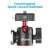 حاملو الحاملون Ulanzi Quick Release Ballhead Mini Tripod للهاتف Quick Switch إصدار QR قاعدة للهاتف الذكي GOPRO DSLR SLR TRIPODS