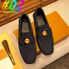 40Model Hoge Kwaliteit Heren Echt Leer Designer Kleding Schoenen Zachte Mannen Merk Officiële Flats Casual Comfort Adem Loafers Grote maat 38-46