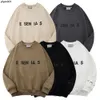 Designer Roupas Top Quality Nevoeiro Essentials Jumper Mens Moletom Mulheres Camisa Hip Hop Hoody Oversized Jumper Quente Pullovers Ladys Hoodies Highend Asiático