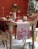 Tafelloper Kerstsneeuwman Roze Kerstboom Tafelloper Bruiloft Decor Tafelloper Kerst Eettafel Decor Tafelkleed 231216