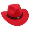 Bérets large bord chapeau extérieur habiller Po accessoires adolescents plage randonnée Performance casquette Western Cowboy Cowgirl pêche