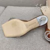 MachMach Ciabatte 8 cm Tacchi firmati Fiocco con strass Scarpe eleganti Sandali piatti in pelle Tacchi sexy da donna eleganti Matrimonio classico per feste Marrone Taglia 35-39