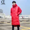 Parkas de plumón para hombre COUTUDI, abrigos largos de invierno para hombre, chaquetas informales con capucha, chaquetas de invierno cálidas a prueba de viento para hombre, ropa de calle para hombre 231215