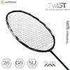 Raquettes de badminton Alpsport V5 2 pcs/lot raquette de badminton Maximum 38 lbs 5U 75g cadre ondulé entièrement en fibre de carbone avec cordes et grip 231216