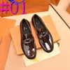 40stil handgjorda herrar bröllop oxford skor svart khaki äkta läder brogue designer klänning slip på affärsformell för män storlek 38-45