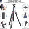 ホルダーInnorel RT30 Professional Tripod Monopod Aluminum Aluminum Alloy Fast Flip Lock Max Height 197cm for Outdoor Camera Video Recorder