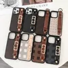 مصمم الأزياء علبة هاتف معصم للأزياء لـ iPhone 15 14 Plus 13 12 Pro Max 11 Leather Back Protect