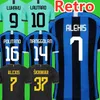 2019 2020 Maglia da calcio Inter retrò 19 20 LUKAKU MILAN BARELLA ALEXIS maglia da calcio 2021 2022 Godin SKRINIAR KOLAROV D'AMBROSIO BROZOVIC LAUTARO ERIKSEN via 3a