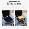 Casseroles Portable Cuisine Petit-déjeuner Sandwichs Fabricant Aluminium Maison Plateau À Frire Antiadhésif Pliable Double Face Poêle Camping Grill