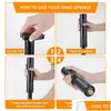 Openers New Wine Opener Four Piece Cylinder Box Packaging Kitchen Supplies Mtifunctional Gift Set Plastic Electric Drop Delivery Home Dhmbu