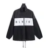 Diseñador de lujo Chaopai Classic versión coreana de chaqueta de asalto chaqueta de retazos en blanco y negro, hombres y mujeres nuevo otoño e invierno