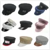 Chapéu RB simples feminino masculino estilo de rua moda sboy chapéus pretos boinas tampas planas homens drop ship cap 220511191t