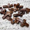 Black Walnut Cross American Style Handle Piece Cross my heart Encourage Gifts Arts and Crafts LT726