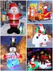 Christmas Decorations Inflatables Decoration Builtin LED Inflatable model Xmas Party Indoor Outdoor Yard Lights Illuminate 231216