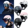 スキーゴーグルヘルメットヘルメットアンチコリジョンプロテクター軽量女性男性反衝突EPSマウンテンバイク調整可能なフィットスノースポーツ231215