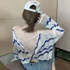 Women's Sweaters Sexy Open Back Hollow Out Knit Top For Autumn Fashion Spicy Girl Outwear Chain