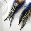 dangle earrings lureme bohemian style multicolor pheasant feathers for women girls light feather drop errings（er006405-3）