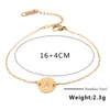 Link Armbanden Mode Roestvrij Staal Voor Vrouwen Mannen Brief Armband Initial A-Z Charm Chain Sieraden Geschenken